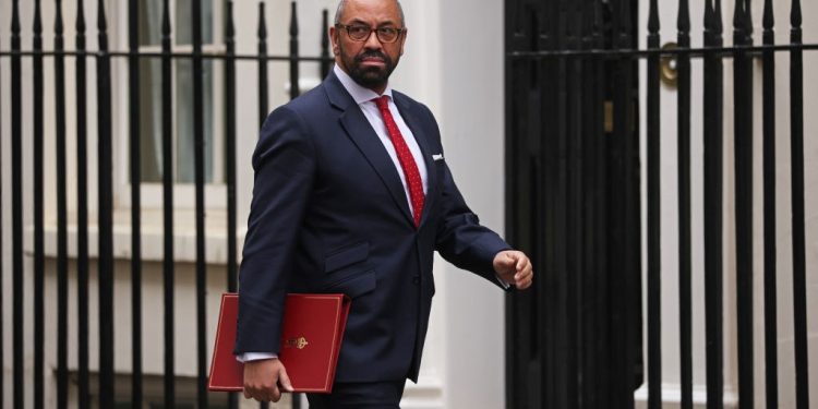 英國外相祁湛明。(Getty Images)