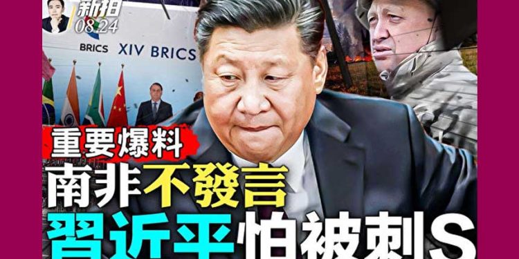 習近平無故缺席金磚論壇 真正原因被揭 （圖片：《新聞拍案驚奇》/希望之聲合成）