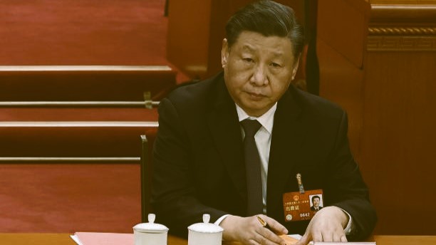 習近平缺席災區,黨報發文稱「人不率則不從」,被指高級黑。 (Photo by Lintao Zhang/Getty Images)
