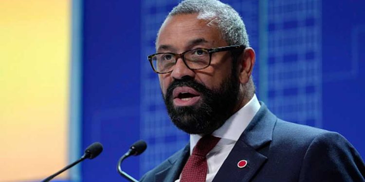 英國外交大臣克萊維利（James Cleverly） （圖片：Kirsty Wigglesworth - WPA Pool/Getty Images)