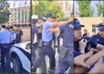 北京PK地方 法警和特警大打出手 結果…（視頻）