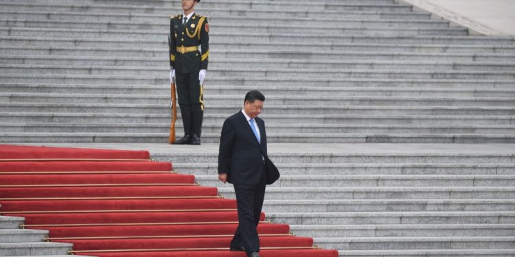 有分析认为，习近平对军队的掌控出了大问题。 (Photo by Madoka Ikegami - Pool/Getty Images)