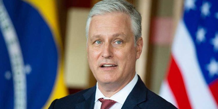 美国前白宫国安顾问欧布莱恩（Robert O'Brien）表示，中共可能在两年内入侵台湾，美国须助台备战 (图片：Andressa Anholete/Getty Images)