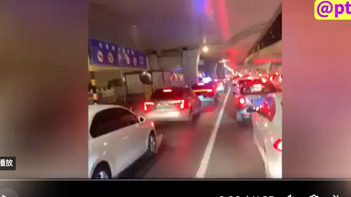 長春突然上演大逃亡(視頻截圖)