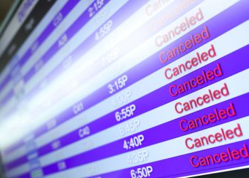 旅遊：Editorial：機場航班信息屏幕 (圖片來源： Michael Ciaglo/Getty Images)