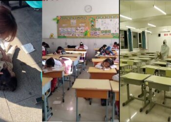 中國疫情5毒肆虐 大白 方艙再現 小女孩高燒倒地抽搐 至親去世醫生無法得見（視頻）