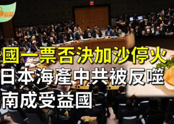 【希望聽新聞】阿聯酋推加沙停火 遭美國一票否决；中共禁日本海產品再遭反噬 越南成受益國；  主播 : 慧雯