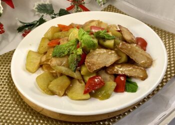 【梁廚美食】合掌瓜炒素雞塊/蠔豉的營養/蜜餞金蠔