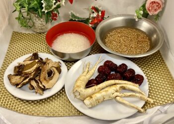 【梁廚美食】鮮花旗參牛肝菌蕎麥米粥/蟹肉山藥魚肚羹/怎樣用新鮮蠔做成金蠔