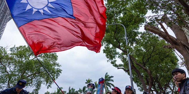 臺灣大選副總統政見會結束 (圖片:Annabelle Chih/Getty Images)