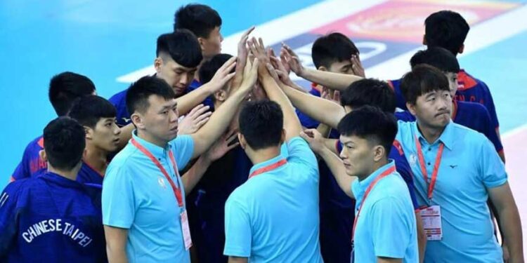 台灣2018年U20男排教練及選手。取自中華民國排球協會網頁ctvba.org.tw