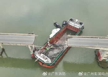 誰之過？廣州瀝心沙大橋斷裂5死 陸媒相互矛盾 網民為船主鳴不平