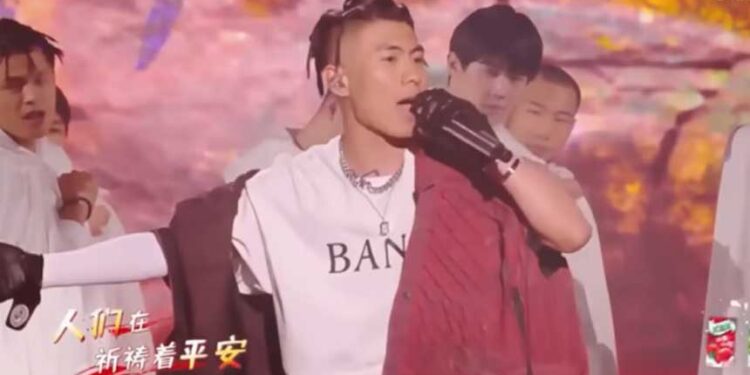 劉聰演唱會宣傳海報稱"中國台北 "遭譴 (圖片來源:視頻截圖)