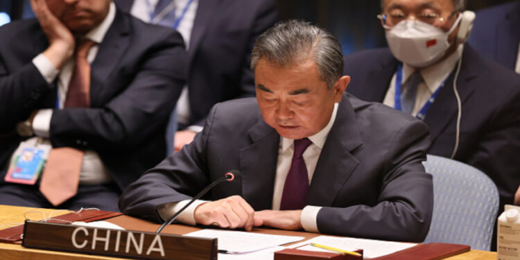王毅出訪歐洲。(圖片來源:Michael M. Santiago/Getty Images)