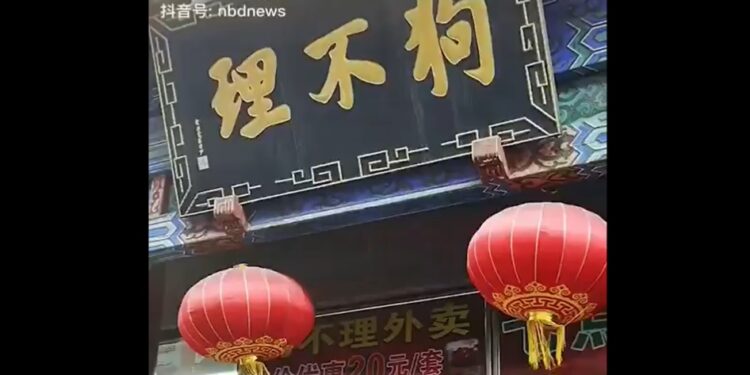 2月1日下午，中共黨魁習近平現身天津古文化街評價包子的視頻在網絡熱傳。（圖片來源：視頻截圖）