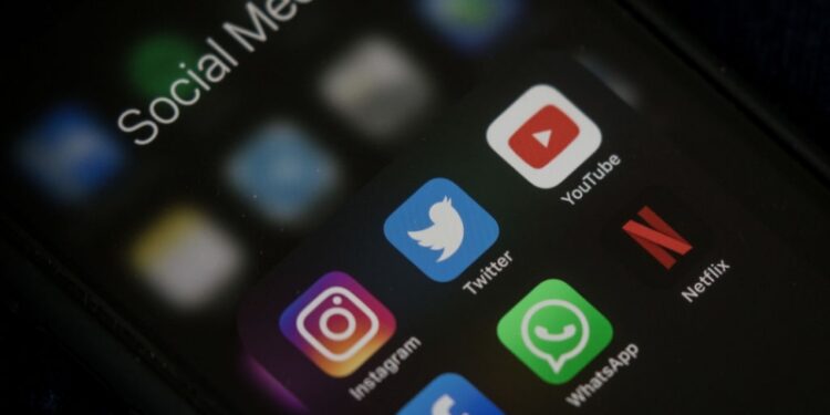 ISTANBUL, TURKEY - JULY 29: In this photo illustration, social media apps are seen on a mobile phone on July 29, 2020 in Istanbul, Turkey. Turkey's parliament passed a new law Wednesday, to regulate social media content. The law will require foreign social media companies to have an appointed Turkish-based representative to deal with any concerns authorities have over content. (Photo by Chris McGrath/Getty Images)