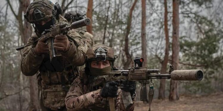 烏軍前線的軍人(烏軍X平台圖片)