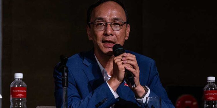 國民黨主席朱立倫 (圖片: Annabelle Chih/Getty Images)