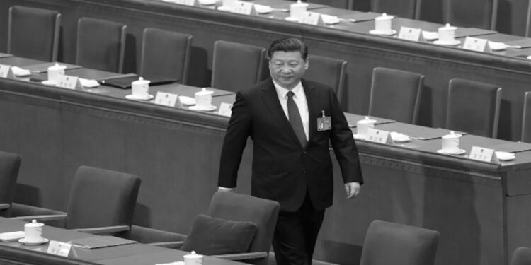 台灣諮詢委員會議討論可能引發習近平政權穩定性的因素。(圖片來源:Lintao Zhang/Getty Images)