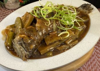 【梁廚美食】豉汁苦瓜炆珍珠龍膽石斑魚/能量飲料對身體有害/木瓜豬肚湯
