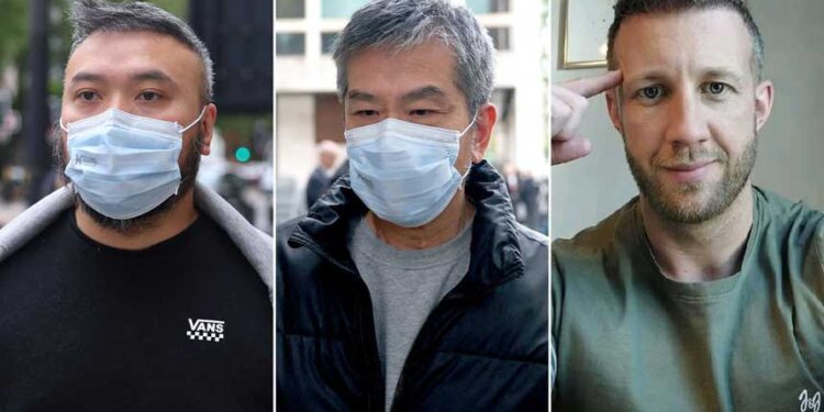 英国伦敦警察厅13日公布将起诉三名香港间谍(网络视频截图)