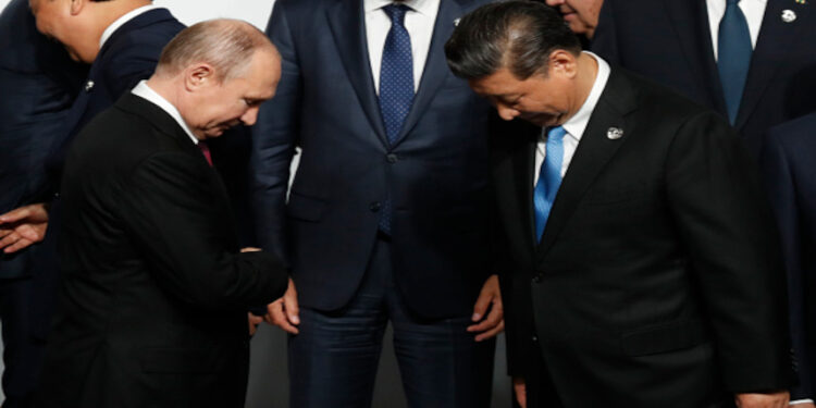 普京即将来京与习近平会晤。(图片来源:Kim Kyung-Hoon - Pool/Getty Images)