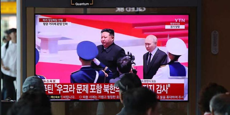 普京為什麼訪問朝鮮?(圖片:Chung Sung-Jun/Getty Images)