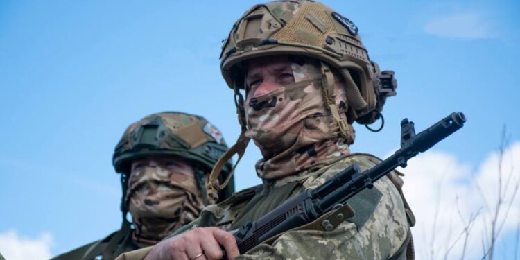 烏軍前線的軍人（烏軍X平台圖片）