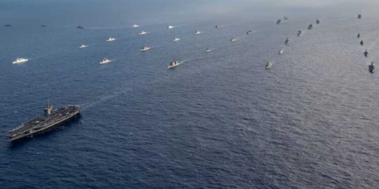 環太軍演 瞄準中共兩棲攻擊艦 (網絡圖片)