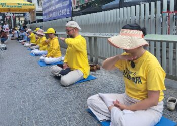 反迫害25周年 比利時法輪大法學員舉辦活動 政要支持