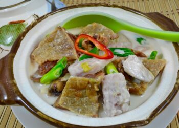 【梁廚美食】虎乳菌川貝海底椰瘦肉湯/椰汁芋頭臘鴨腿煲
