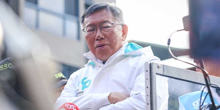 柯文哲最近陷入政治獻金疑雲 (圖片:Annice Lyn/Getty Images)