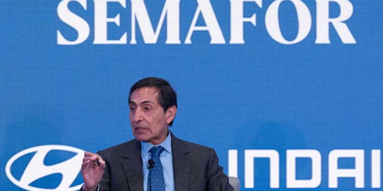 墨西哥財政部長拉米雷斯(Rogelio Ramírez) (圖片:Tasos Katopodis/Getty Images for Semafor)