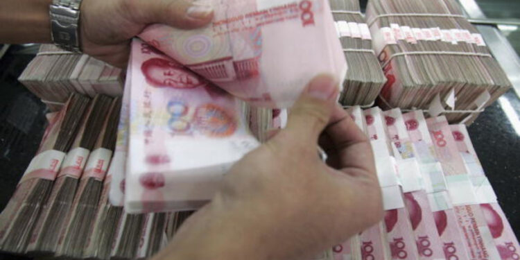 中共地方财政造假。(图片来源:China Photos/Getty Images}