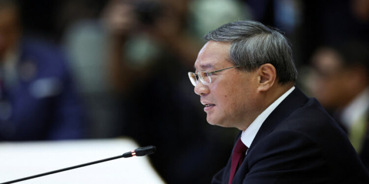 圖為中共總理李強。（圖片來源：REUTERS/Athit Perawongmetha）