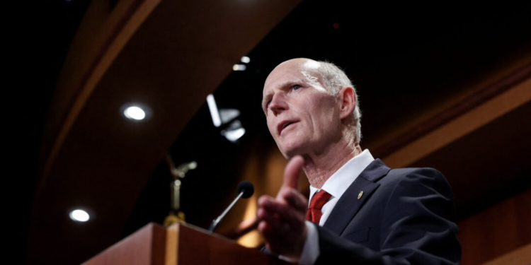 共和黨參議員Rick Scott連任成功(圖片來源:Reuters)