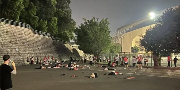 珠海撞人事件致近80人死傷 警情通報再惹疑 習近平李強指示了。圖為事故現場(網絡圖片)