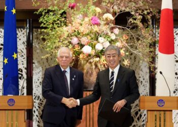 因應中俄朝威脅 歐盟與日簽署首份安保防衛夥伴協定