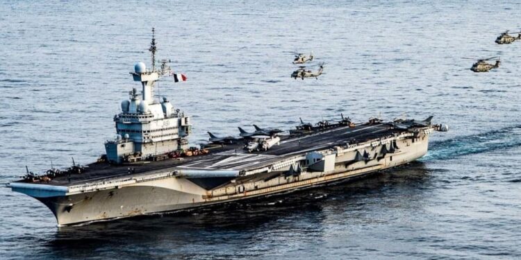 法國航空母艦戴高樂號。(圖片來源:facebook.com/NATO)