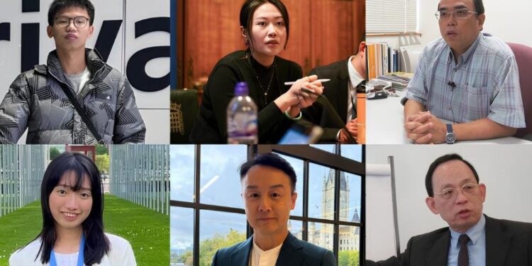 港警國安處宣布懸紅100萬通緝6名海外港人。(香港監察臉書圖片)