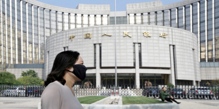 圖為中共央行。（圖片來源：REUTERS/Jason Lee）
