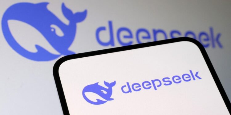 DeepSeek標識(圖:路透社)