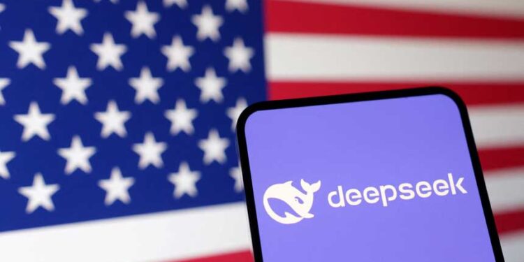 DeepSeek攪動格局 美AI巨頭面臨挑戰（圖片：REUTERS/Dado Ruvic/Illustration）