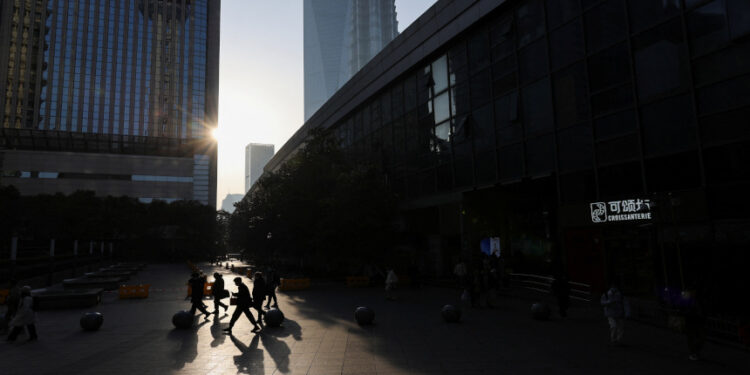 面對川普關稅壓力,中國經濟愈發脆弱。(圖片來源:REUTERS/Go Nakamura)