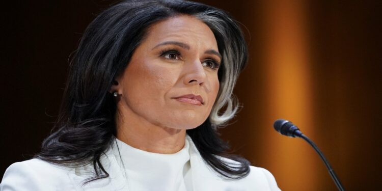 美國參議院情報委員會週二通過提名圖爾西‧加巴德(Tulsi Gabbard)成為下一任國家情報局局長(DNI),在獲得主要參議員支持後,她有望獲得全院確認。(圖:路透社)