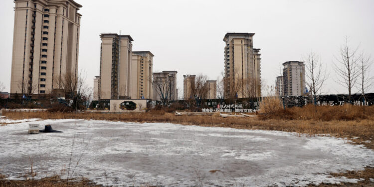 中共房地產市場繼續惡化。（圖片來源：REUTERS/Tingshu Wang）