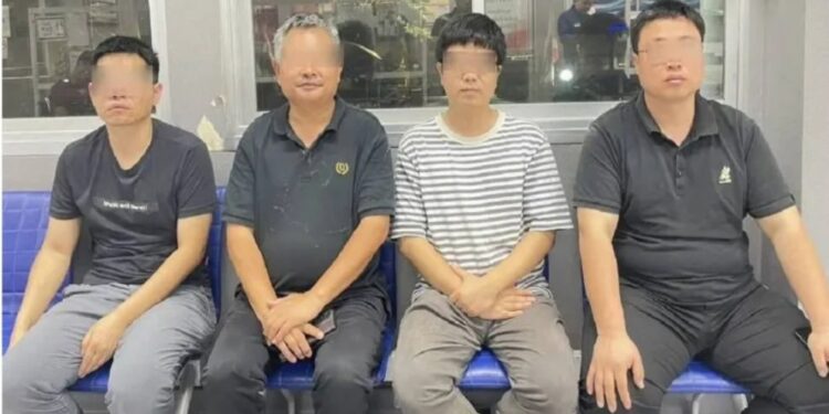 緬甸強震致曼谷大樓倒塌,4中國男闖封鎖區「偷32份文件」被捕。(圖:民意報圖片)