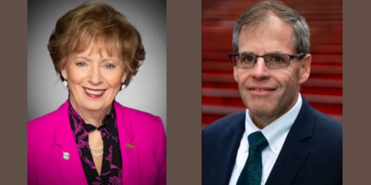 加拿大國會議員Judy Sgro(左)及紐約時代廣場聯盟主席 Tom Harris(右)對乾淨世界 #KindnessIsCool 活動發來賀信(圖片:乾淨世界)
