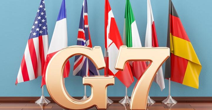 七大工業國集團（G7）各國財政部長日前發布聲明，矢言將加強措施，防止俄羅斯規避因入侵烏克蘭而面臨的制裁。（圖片來源：互聯網）