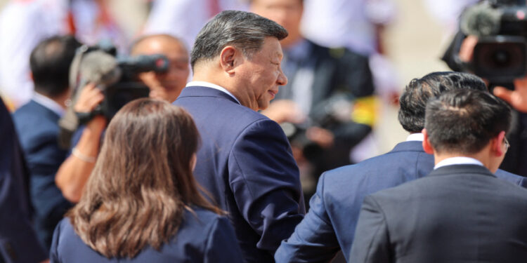 中共黨魁習近平出訪東南亞三國。（圖片來源：REUTERS/Athit Perawongmetha）